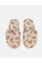 Women Beige Printed Slipper - 2