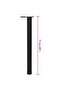 4 Height Adjustable Table Legs Black 710 mm - 3