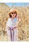 Girl's Bohemian Suit with Belt Detail - 2