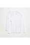 Basic Long-Sleeved Solid T-Shirts WHITE