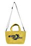 Women's Vegan Yellow Medium Tote Bag - Warner Bros Tweety Good Vibes Only Design - 6