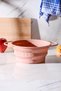 Flow Foldable Heat Resistant Silicone Strainer 23 cm |   Pink