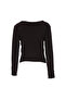 Women's Brown Wool Floral Embossed Soft Textured Long Sleeve Knitwear Sweater - 5