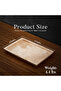 Travertine Tray 12" Marble Rectangle – Handmade Serving Tray for Coffee Table & Kitchen Decor - 5