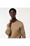 Plain knit basic sweater BROWN - 5