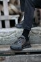 Diamond Model Imported Sole Genuine Combination Leather Sneaker Shoes - 3
