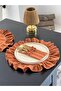 2Li Terra Linen Frilly Cutlery Cover Tile - 5