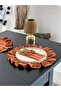 2Li Terra Linen Frilly Cutlery Cover Tile - 4