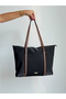Women's Striped Shopperr Model Hand and Shoulder Bag - 6