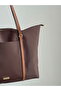 Women's Striped Shopperr Model Hand and Shoulder Bag - 6