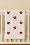 Multi-Purpose Muslin Blanket Muslin Cloth Red Heart 80X90 Newborn Muslin Blanket - 2