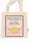 Adventure Time Prismo's Artisinal Pickles Printed Canvas Tote Bag with Velcro and Inner Pocket