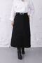 Genuine Suede Midi Skirt - 6