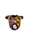 Cat-Dog Teddy Bear Patterned Sweatshirt Outfit - Small Breed - 4