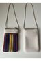 Handwoven Fur Double Pocket Bag |   Ethnic Pattern Shoulder Bag - 3