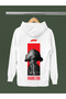 Lewis Hamilton Printed Cotton Long Sleeve Ribbed 3 Thread Hooded F1 Sweatshirt