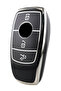 Mercedes 2017-2020 Cla - C - E - g - S Class 3 Button Nano Key Case Cover Black-Silver - 3