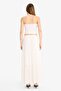 High Waist Cotton Lined Wrinkled Textured Viscose Maxi Skirt D5033Ax25Au - 3