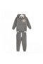 Anthracite Boy's Hooded Sweatshirt Pants 2-Piece Tracksuit Set 1-5 Years Old - 2