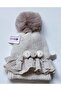 1 - 4 Years Old Baby Girl Wool Beret Hat Stylish Design - 2