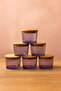 Vetro - Set of 6 Glass Breakfast Bowls with Bamboo Lids 220 Cc - 2