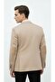 Beige Men's Italian Fit Blazer Jacket – Sleeve Patched, Slim Fit, Stylish and Modern Design - 6
