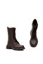 Women's Genuine Leather Thick Sole Lace-Up Boots - 2