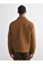 Lcw Vision Yellow Standard Fit Shirt Collar Men's Cashmere Coat - 5