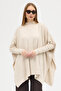 Soft Textured Poncho with Slit Detail # 16989 - 3