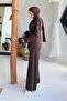 Pensli Jacket-Pants Two-Piece Set Bitter Brown - 2