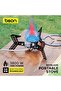 Portable Stove 3800W - Folding Outdoor Gas Burner with 14cm Stand, Electronic Ignition - 2