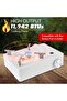 Portable Camping Stove with Carry Case - Single Burner, Butane, 11,942 BTU, White - 2