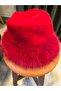 Red Plush Hat - 2