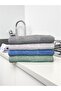 Authentic Series Color Anthracite 2-Piece Towel Set 50X100 cm Extra Soft Textured Hand Towel - 5