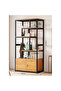 Bookshelf Space Saving Display Rack with Open Shelves for Home Office and Student Use 80 cm - 2