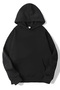 Unisex Oversize Stitch Hoodie Black - 2
