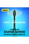 Sonic Electric Toothbrush - 9X Whitening, 30-Day Battery, 40,000 SPM, IPX7 Waterproof - 4