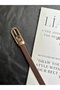 Flare Round Patterned Women's Gold Buckle Belt Jacket Belt Dress Belt Trouser Belt - 3