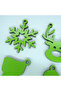 Christmas Ornament Red Felt Set 12 Pieces – 6 Different Shapes Decorative Tree and Home Ornament - 3