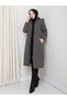 Women's Large Size Fiber Filled Sports Quilted Nova Fabric Coat 0198