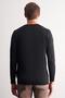 Black Half Turtleneck Pocketless Comfort Fit Classic Wool Knitwear Sweater 1012255001 - 5
