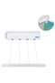 Clothes Hanger, Longziming, Plastic, White - 2