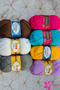 Booties Yarn Set Knitting Yarn Scarf Baby Yarns Hand Knitting Yarn -7 Pieces- Mixed Color - 2