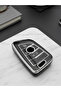 Bmw 1 3 5 7 Series X1 X3 X5 F10 F20 F30 F25 M3 M4 G20 G30 Nano Key Case Cover 3 Buttons Black-Silver
