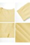 Women's Butter Yellow V-Neck Oversized Knit Sweater, Knit Sweater Fmoda1970 - 8