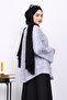 Gray Front Tie Yumoş Kimono - 4