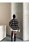 Shirt Collar Striped Oversized Knitwear Sweater - 8