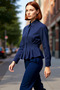 Women's Woven Shirt Fitted at the Waist Cut for Office Special Occasions Offers a Modern Look Quality
