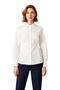 Women's Poplin Shirt Button Detail Long Sleeve Stylish and Comfortable Casual Style Functional Comfortable - 4