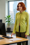 Women Textured V-Neck Long Sleeve Shirt Functional Durable Quality Comfortable Aesthetic Sports - 3